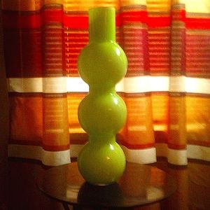 Global Views hand blown triple bubble Vase